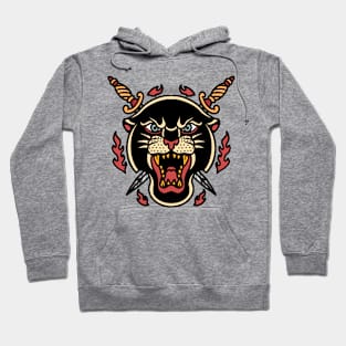 panther and swords Hoodie